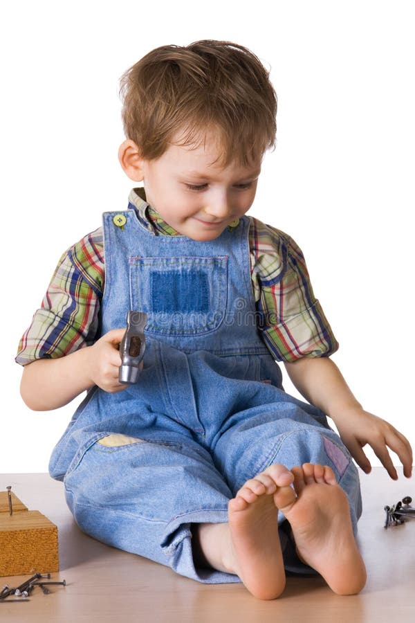 Hammer And Bent Nails Picture. Image 4082461