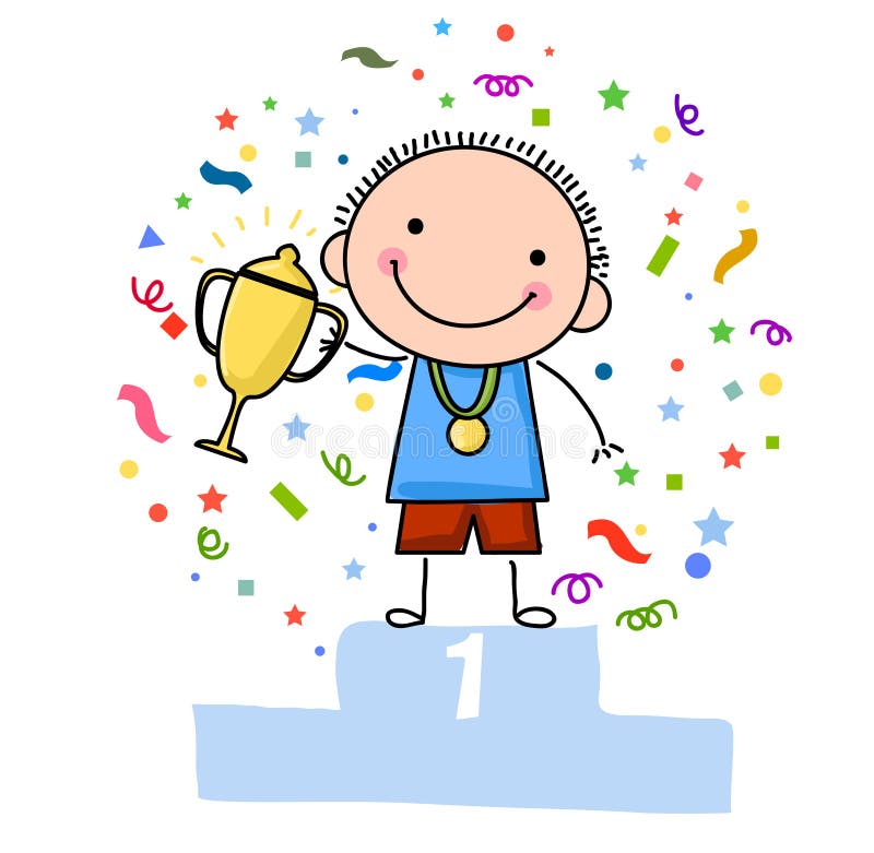 Kid Medal stock vector. Illustration of champion, ceremony 49114141