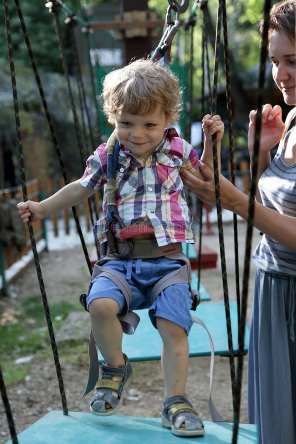 Kid overcomes obstacles stock photography Kid overcomes obstacles stock photography