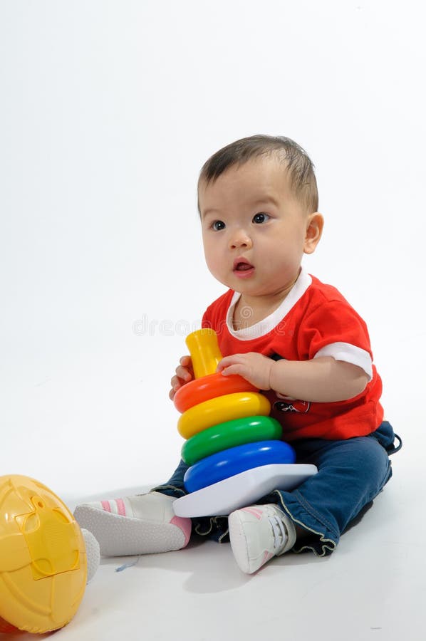 Kid playing toy