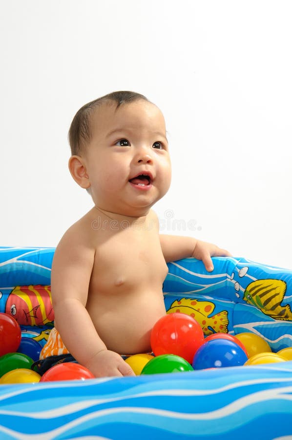 Kid playing toy in Bath