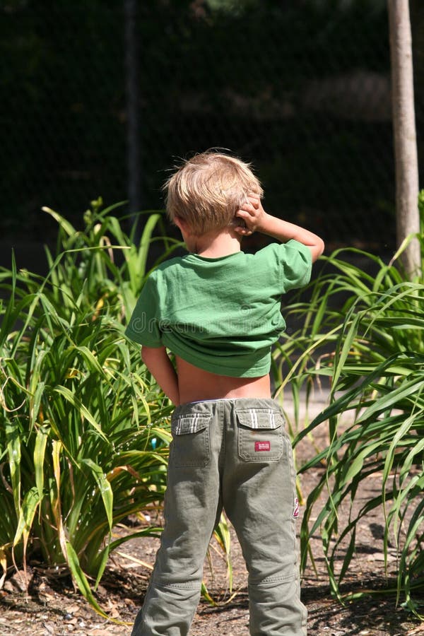 Young Girl Beach Pee