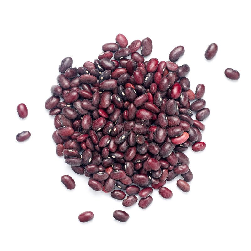 Kidney Beans Shaped in the Form of a Circle. Overhead Close Up View