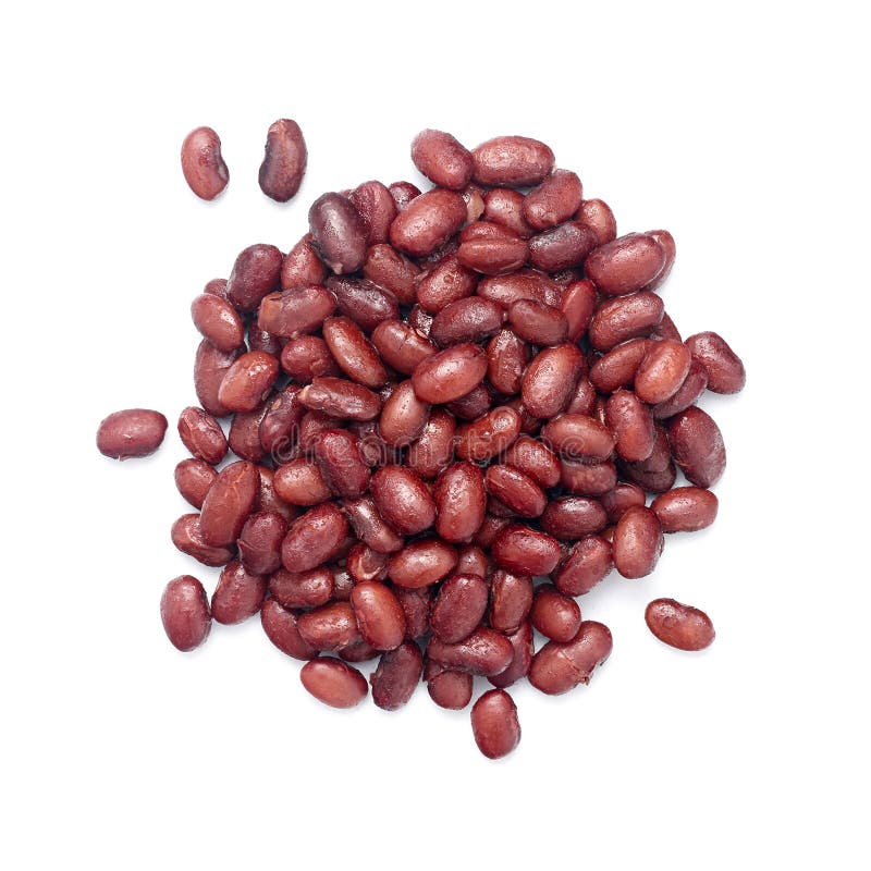 Kidney Beans Shaped in the Form of a Circle. Overhead Close Up View