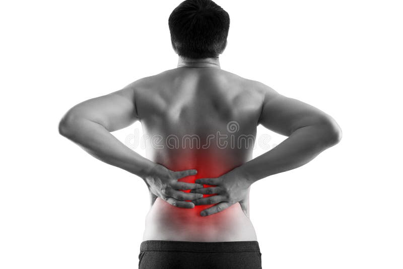 Woman suffering from low back pain with kidney anatomy shape. Cause of flank  pain include urinary tract infection, kidney infection, kidney stone, an  injury or kidney cancer. Nephrology concept. Stock Photo