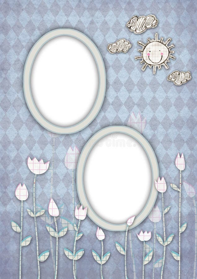 Kids card 03 stock illustration Kids card 03 stock illustration