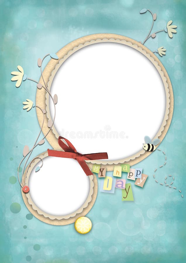 Kids card 04 vector illustration Kids card 04 vector illustration