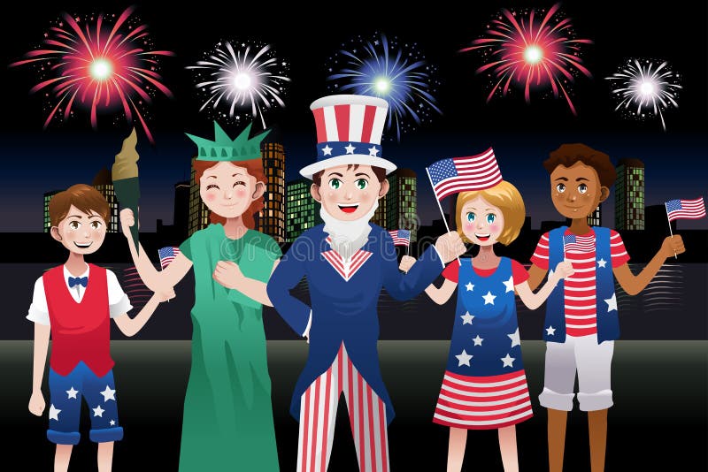 Cartoon Fourth July Stock Illustrations – 3,567 Cartoon Fourth July ...