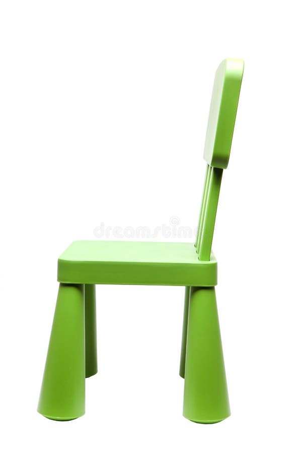 Kids chair isolated stock images