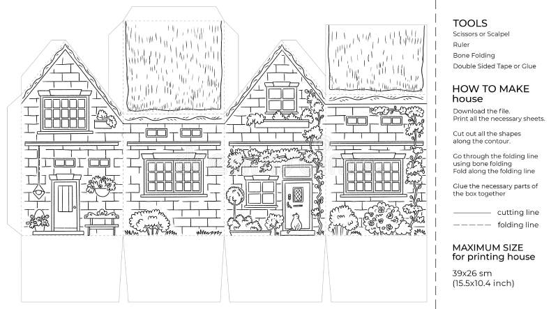 How To Draw Doll House For Kids, Doll House Colouring Pages for kids