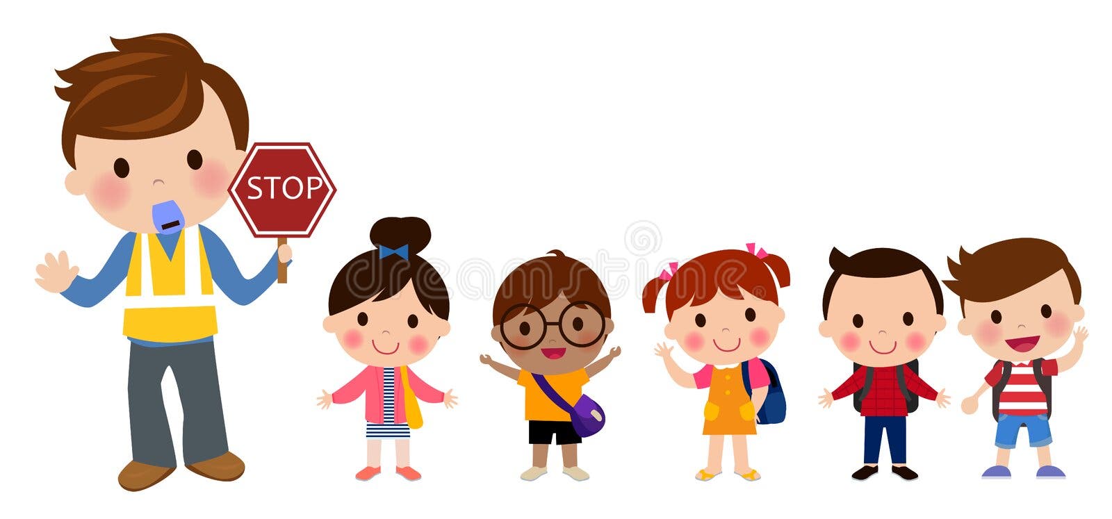 Kids Crossing Road Stock Illustrations – 741 Kids Crossing Road Stock  Illustrations, Vectors & Clipart - Dreamstime