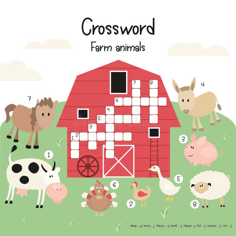 Pig Crossword Stock Illustrations 151 Pig Crossword Stock