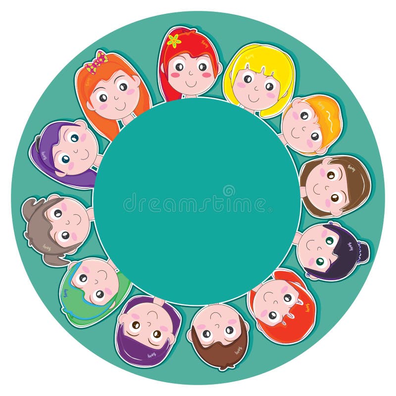 Illustration of kids cup pad design on white background. Center is your sample text or company logo. --- This. eps file info Version: Illustrator 8 EPS Document: 15 * 15 Inches (Width * Height) Document Color Mode: CMYK Color Preview: TIFF (8-bit Color) Include Document Thumbnails. Friendship borders vectors