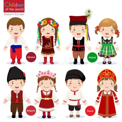 Girl Traditional Ukrainian Costume Stock Illustrations – 570 Girl ...