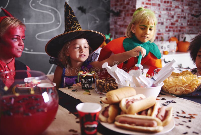 Halloween party for kids stock photo. Image of custom - 99938450