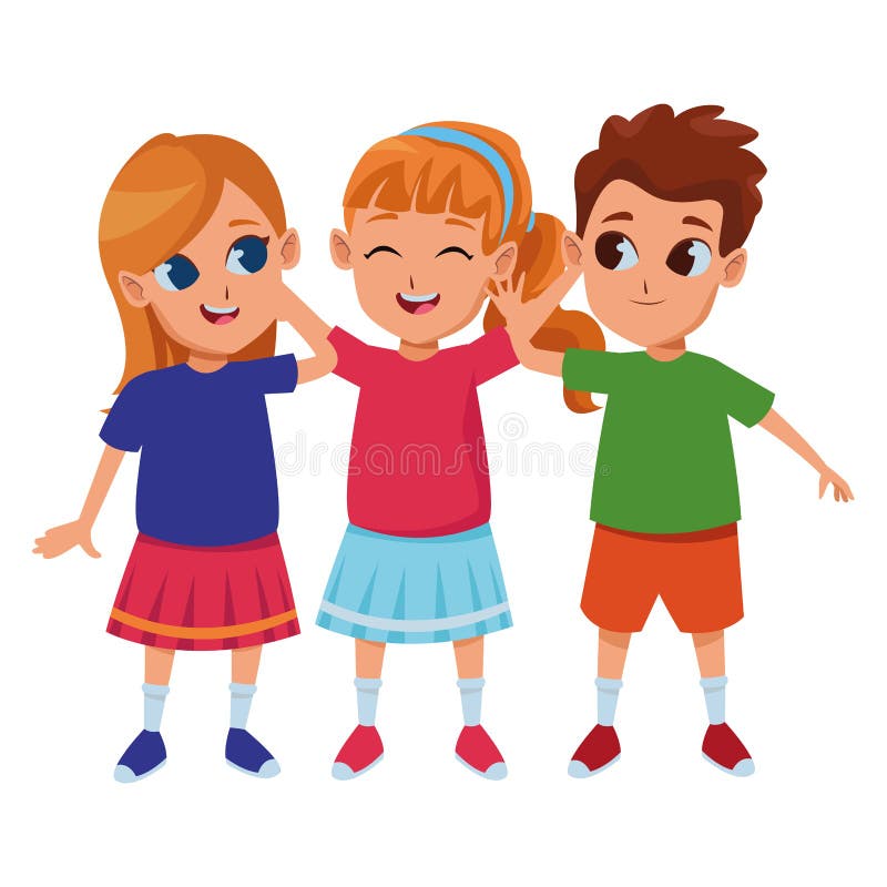 Kids Friends Playing and Smiling Cartoons Stock Vector - Illustration of playful, smile: 152900544 Kids Friends Playing and Smiling Cartoons Stock Vector - Illustration of playful, smile: 152900544