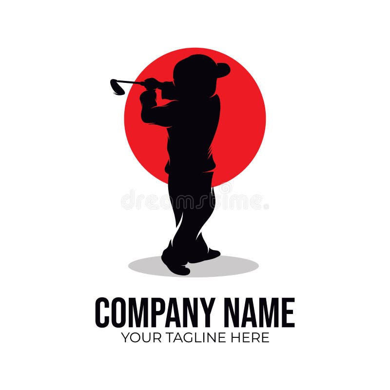 Golf Logo Kid Stock Illustrations 51 Golf Logo Kid Stock
