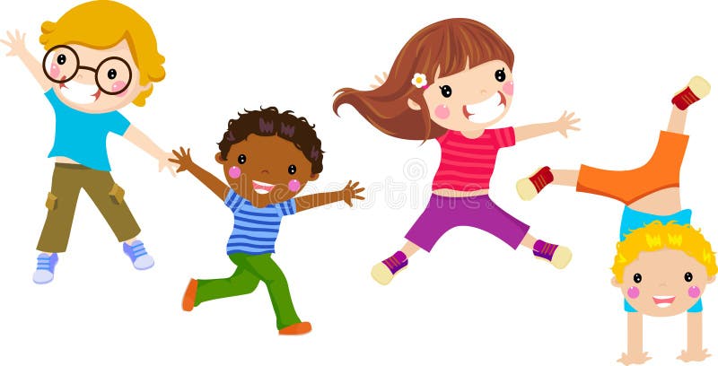 Kids jumping Vectors & Illustrations for Free Download