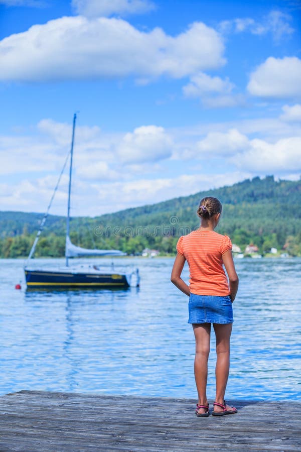 Kids at the lake