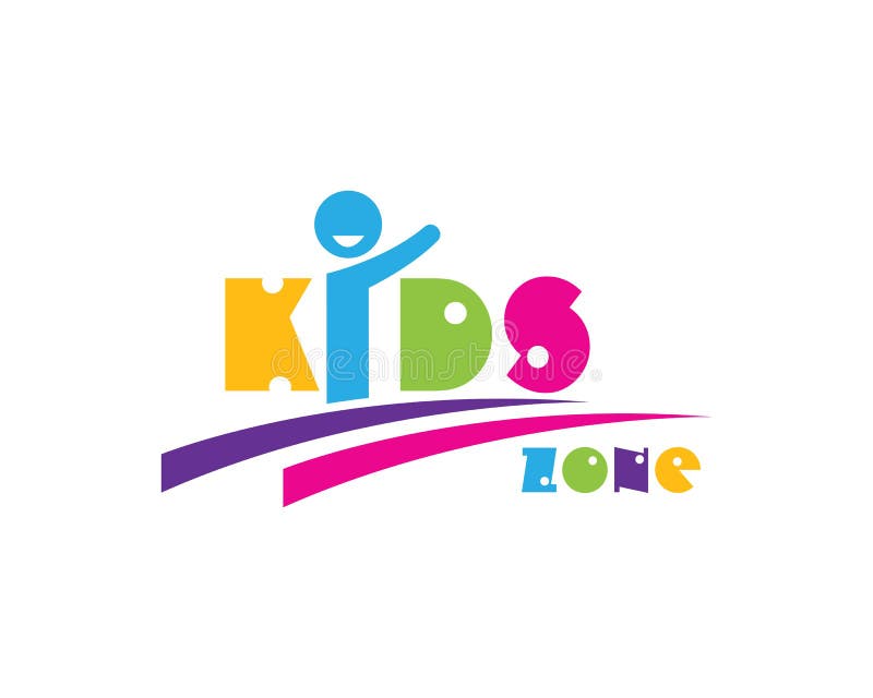Kids play logo vector stock vector. Illustration of baby - 120360260