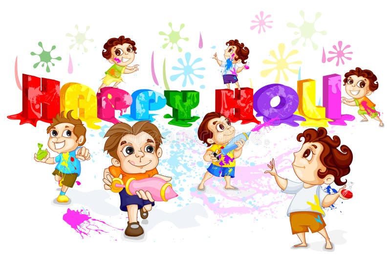 Holi Festival Pictures For Kids