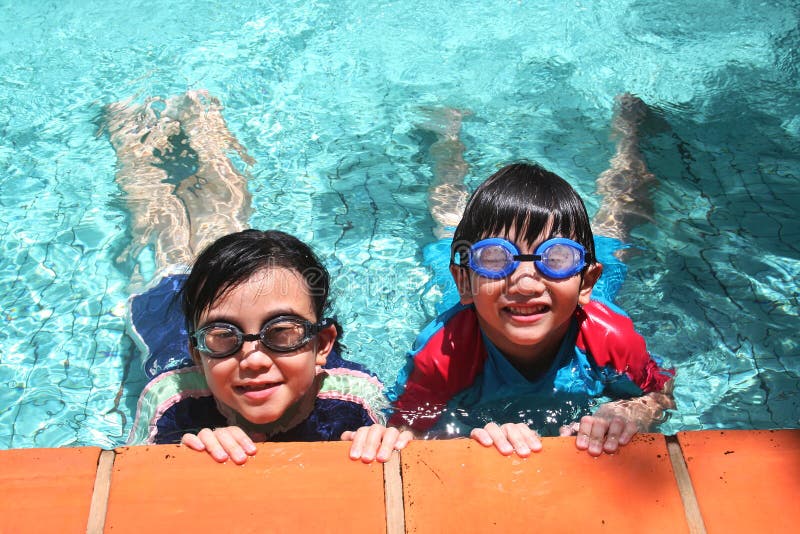 Kids in the pool