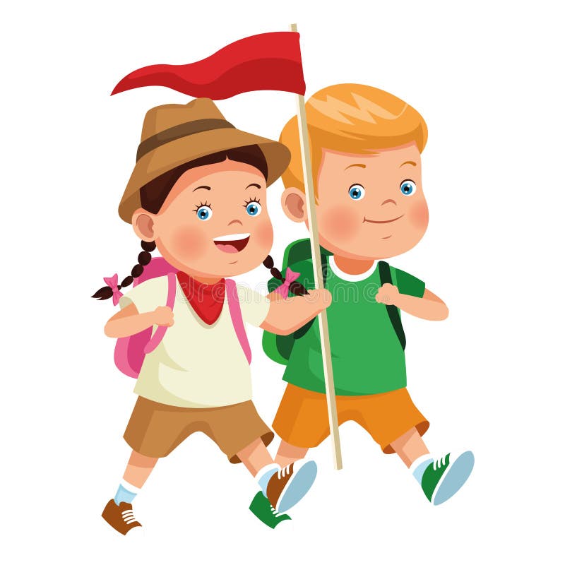 Kids And Summer Camp Cartoons Stock Vector Illustration Of Summer Entertainment Kids And Summer Camp Cartoons Stock Vector Illustration Of Summer Entertainment