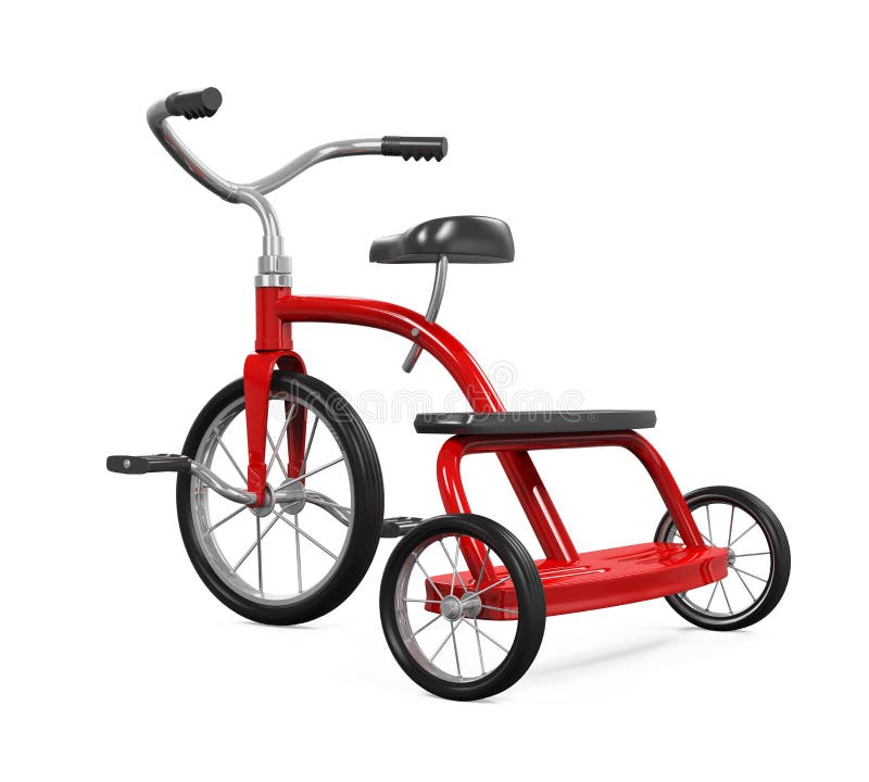 Kids Tricycle Isolated stock illustration. Illustration of seat 78059205