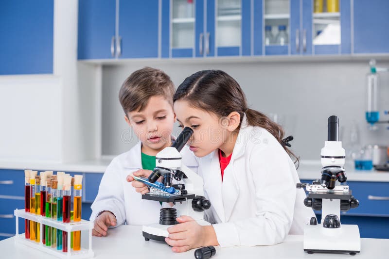 206 Kids Using Microscope Stock Photos - Free & Royalty-Free Stock ...