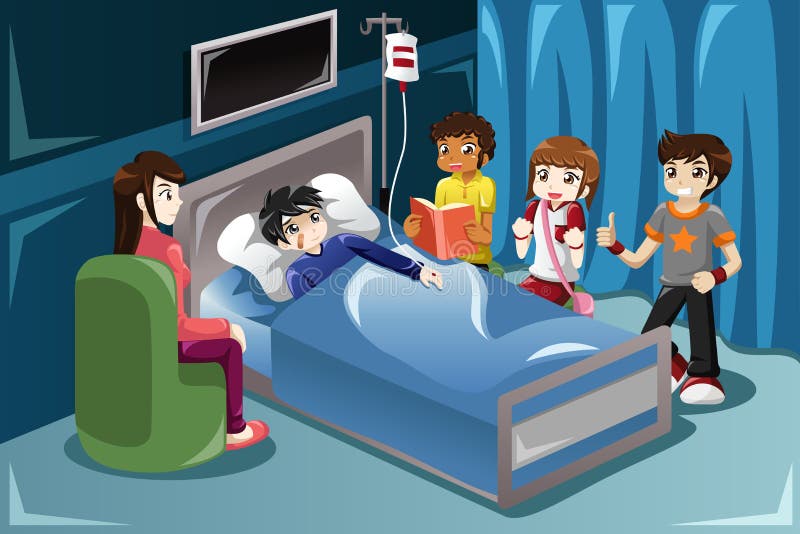 hospital visit cartoon