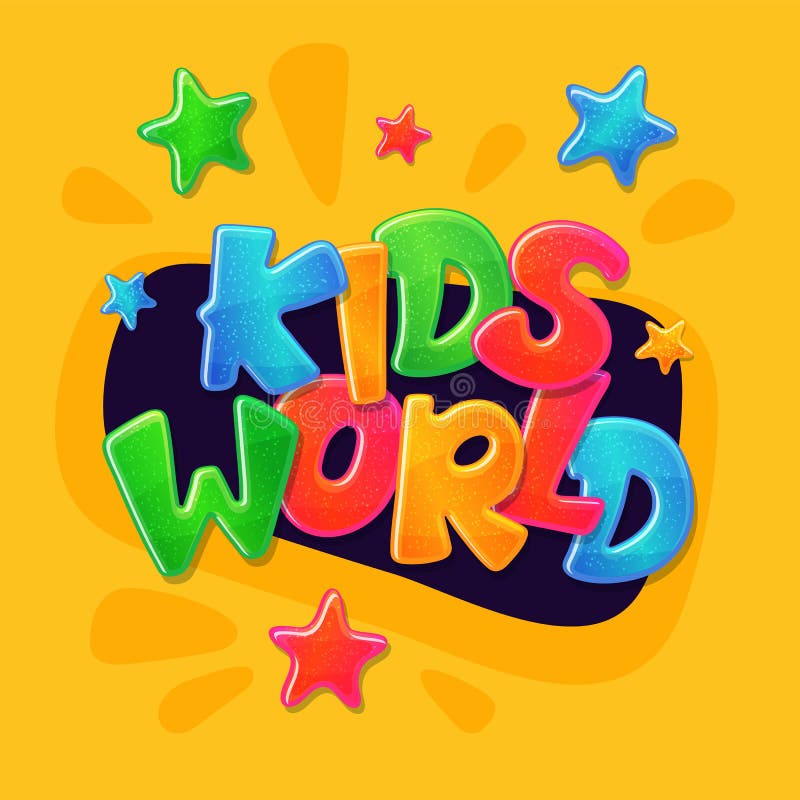 Kids World - Fun Colorful Confetti Explosion Banner for Children ...