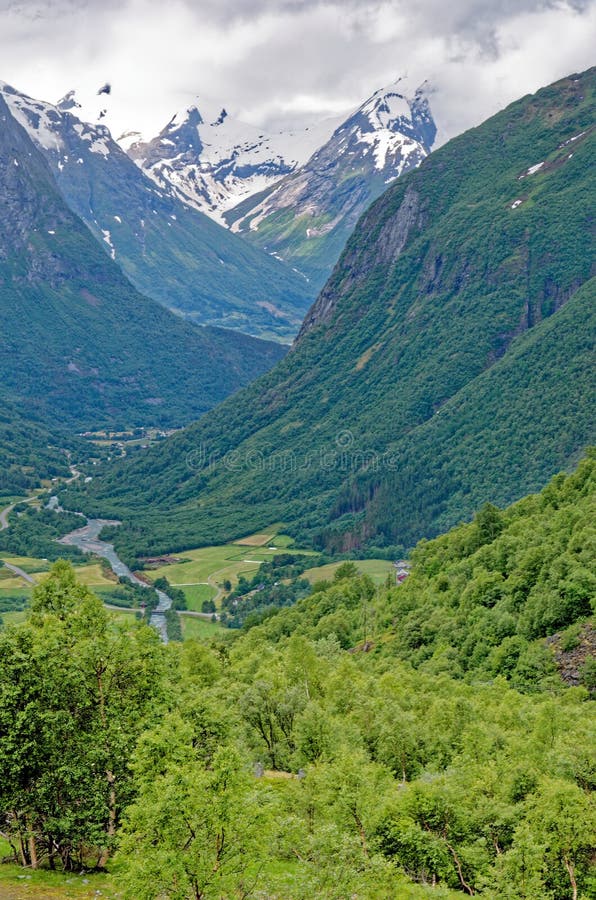 Beautiful norwegian landscape in the summer day - Geiranger - Norway. Travel destination Norway. 02.07.2012. Beautiful norwegian landscape in the summer day - Geiranger - Norway. Travel destination Norway. 02.07.2012