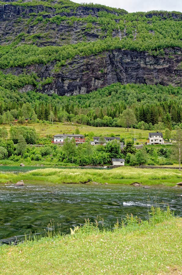 Beautiful norwegian landscape in the summer day - Geiranger - Norway. Travel destination Norway. 02.07.2012. Beautiful norwegian landscape in the summer day - Geiranger - Norway. Travel destination Norway. 02.07.2012