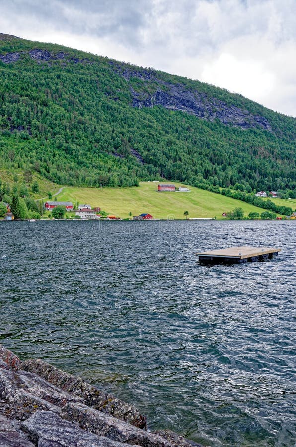 Beautiful norwegian landscape in the summer day - Geiranger - Norway. Travel destination Norway. 02.07.2012. Beautiful norwegian landscape in the summer day - Geiranger - Norway. Travel destination Norway. 02.07.2012