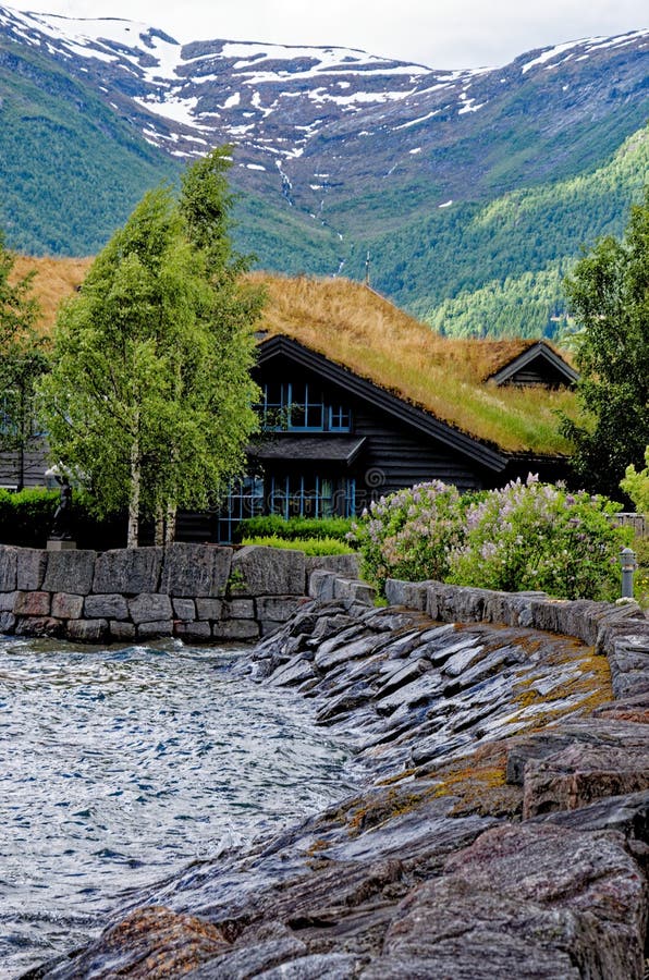 Beautiful norwegian landscape in the summer day - Geiranger - Norway. Travel destination Norway. 02.07.2012. Beautiful norwegian landscape in the summer day - Geiranger - Norway. Travel destination Norway. 02.07.2012