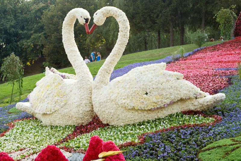 Kiev flowers festival editorial stock image. Image of ukraine 6157349