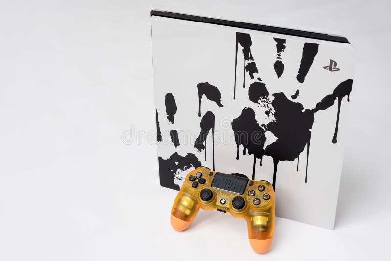 KIEV, UKRAINE - November 07, 2019: Death Stranding Limited Edition PS4 Pro.  Sony PlayStation 4 game console of the eighth generation, game box and  Stock Photo - Alamy