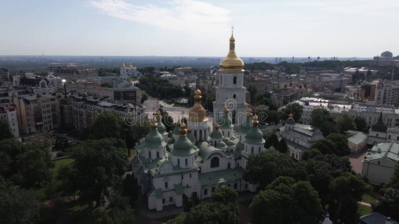 Kiew. Die Ukraine : Heiliger sophias Kathedrale in Kiew. Vogelperspektive