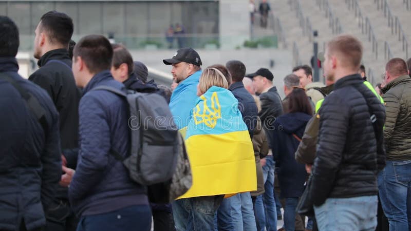 Kiew, Ukraine am 19. April 2019 MA-Pr?sidentendebatte 2019 Stadion Kiews Olympiyskiy