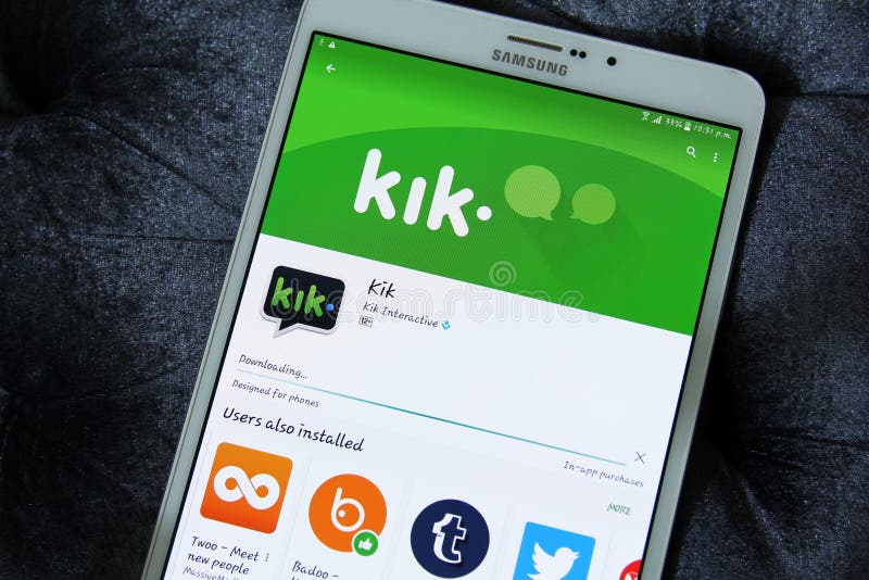 Kik chat app