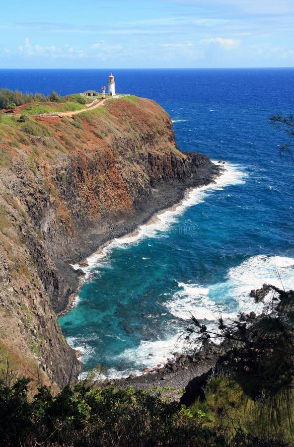 Kilauea lighthouse stock photos