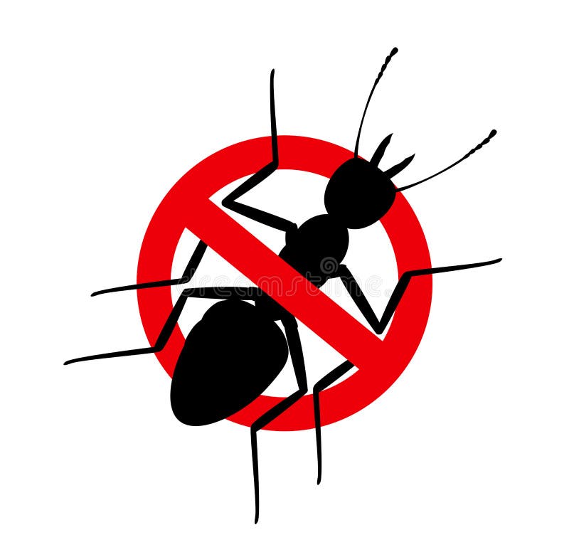 Kill Termite Sign stock illustration