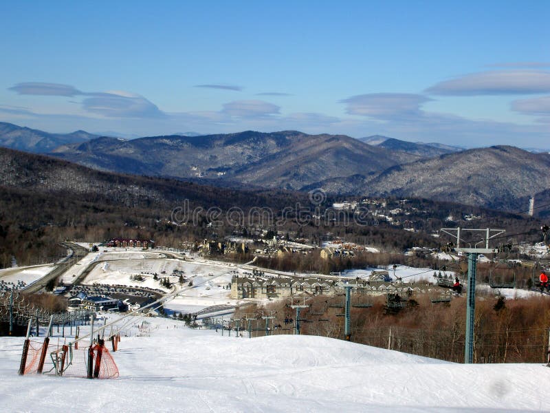 Killington ski resort, VT stock photo. Image of snowmaking 1037166
