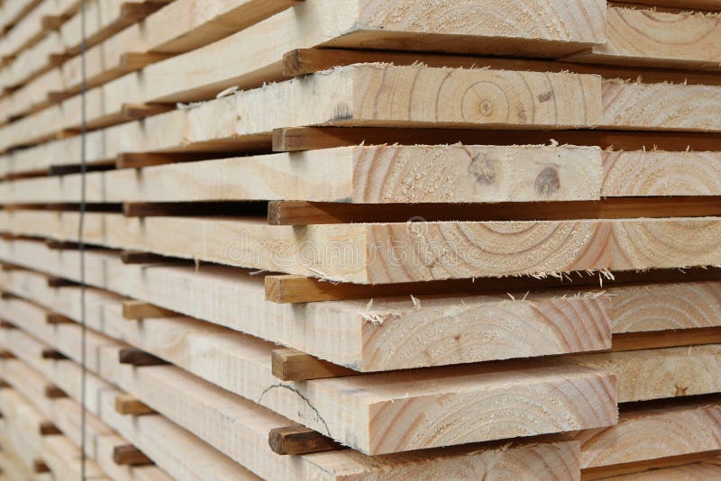 Kiln Dried Timber Planks stock photo. Image of splinters 6145676