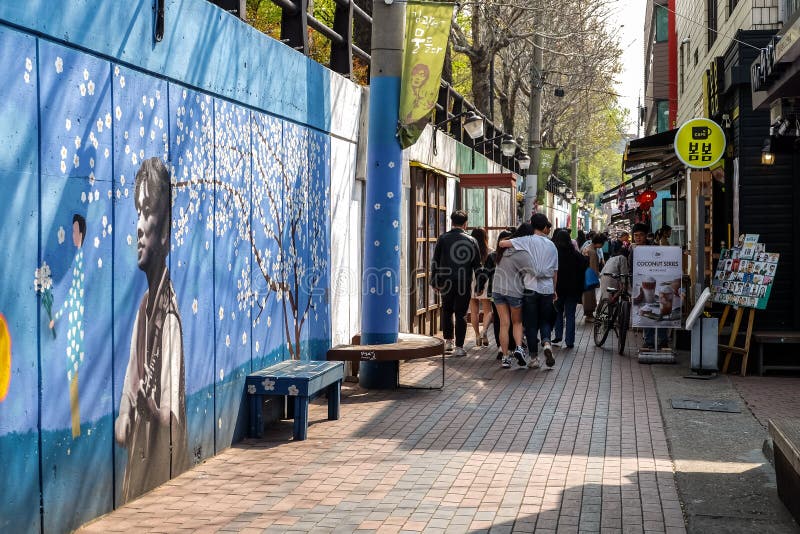 Kim Kwang Seok Street editorial image. Image of musician - 190089150