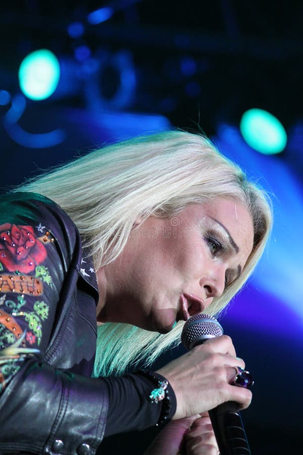 Kim Wilde Here And Now 2010 Editorial Image Image of synth, arena