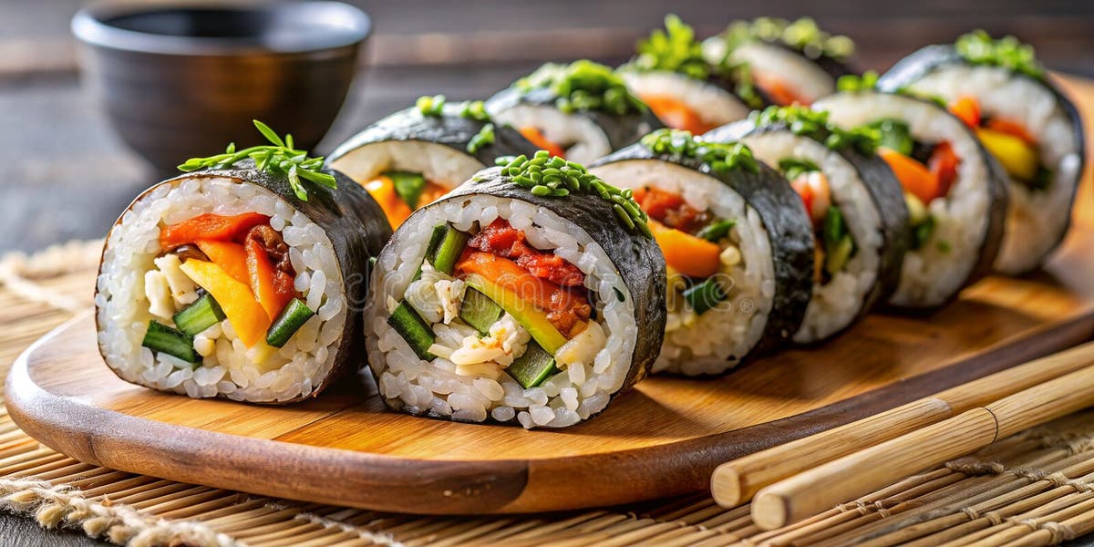 Rice Seaweed Stock Illustrations – 25,215 Rice Seaweed Stock