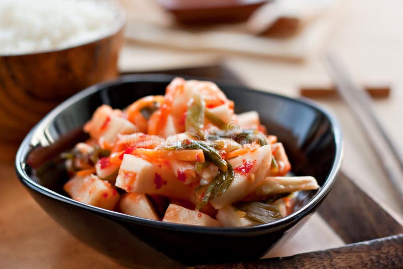Kimchi - Koreaanse traditionele groenten in het zuur