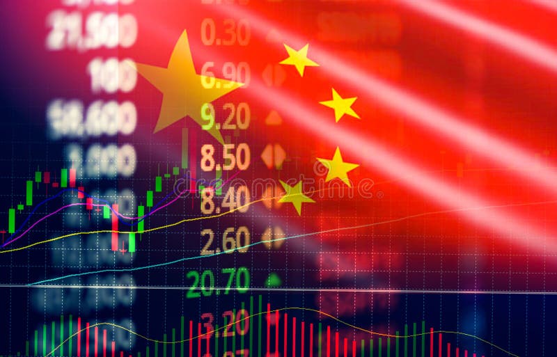 Kina aktiemarknadutbyte/indikator för forex för Shanghai aktiemarknadanalys av ändringsgrafen