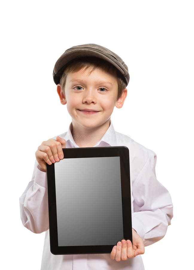Kind, das einen Tablet-PC verwendet lizenzfreie stockfotos Kind, das einen Tablet-PC verwendet lizenzfreie stockfotos